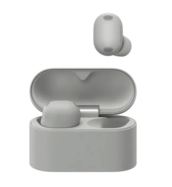 Беспроводные наушники Sony WF-1000XM6/SC с шумоподавлением, Серебристые. Фото 1