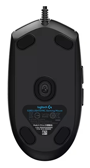 Мышь проводная Logitech G102 Lightsync Gaming Mouse, Чёрная. Фото 3