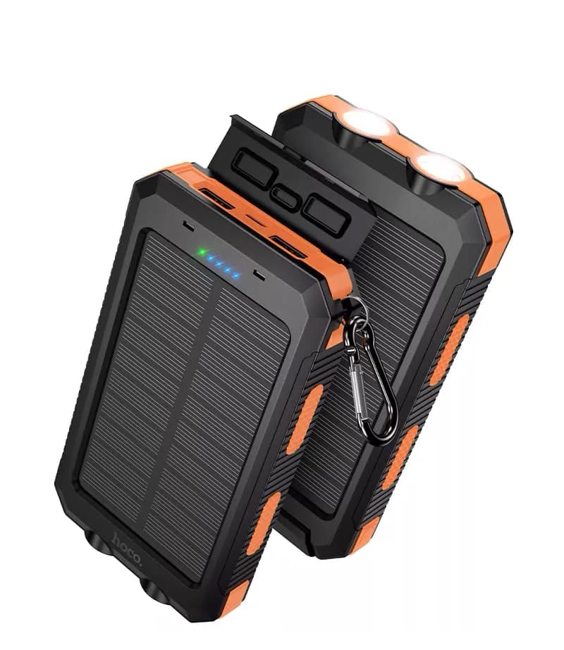 Внешний аккумулятор Hoco J164 Platinum Solar 8000mAh, Чёрный. Фото 5
