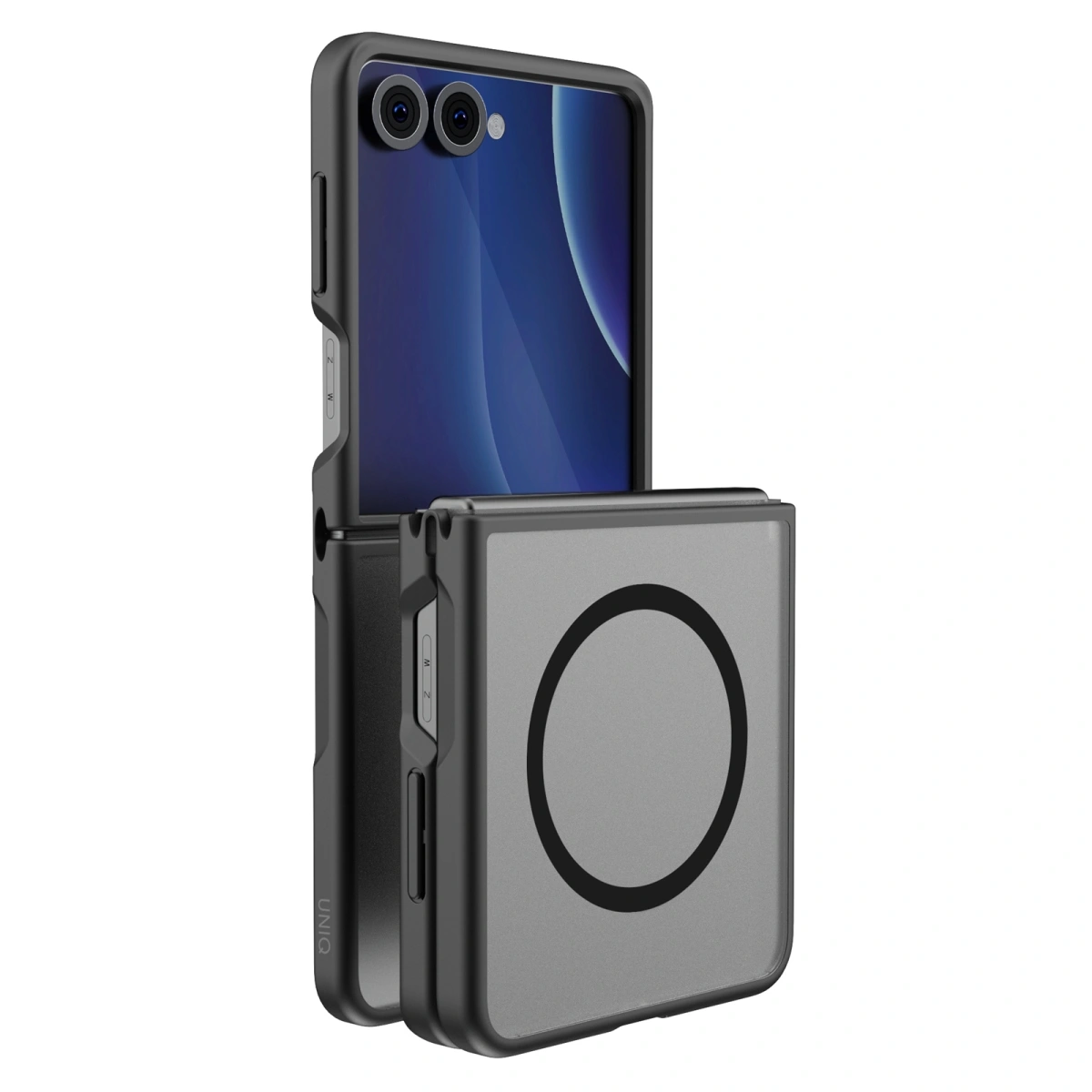 Чехол Uniq Veren (MagSafe) для Samsung Galaxy Z Flip8, Smoky Frost (GZFLIP8-VERNAFMSFST). Фото 1