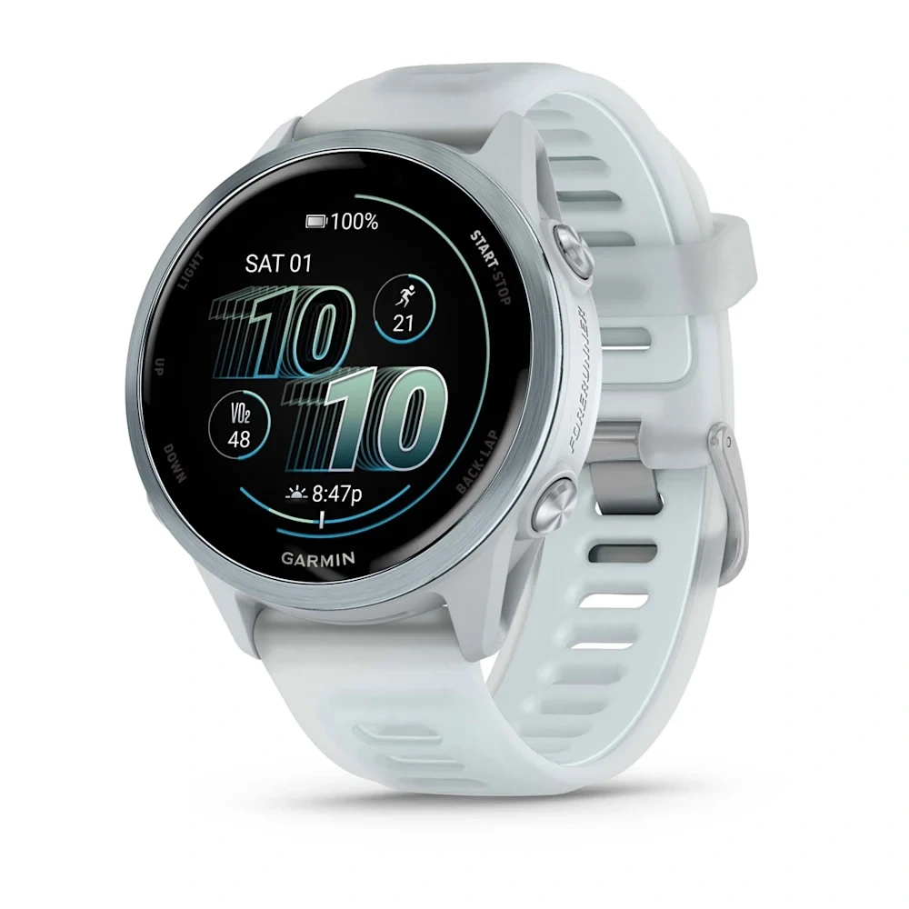 Умные часы Garmin Forerunner 570 42mm Cloud Blue Aluminum with Translucent Whitestone/Cloud Blue (010-02970-01). Фото 1