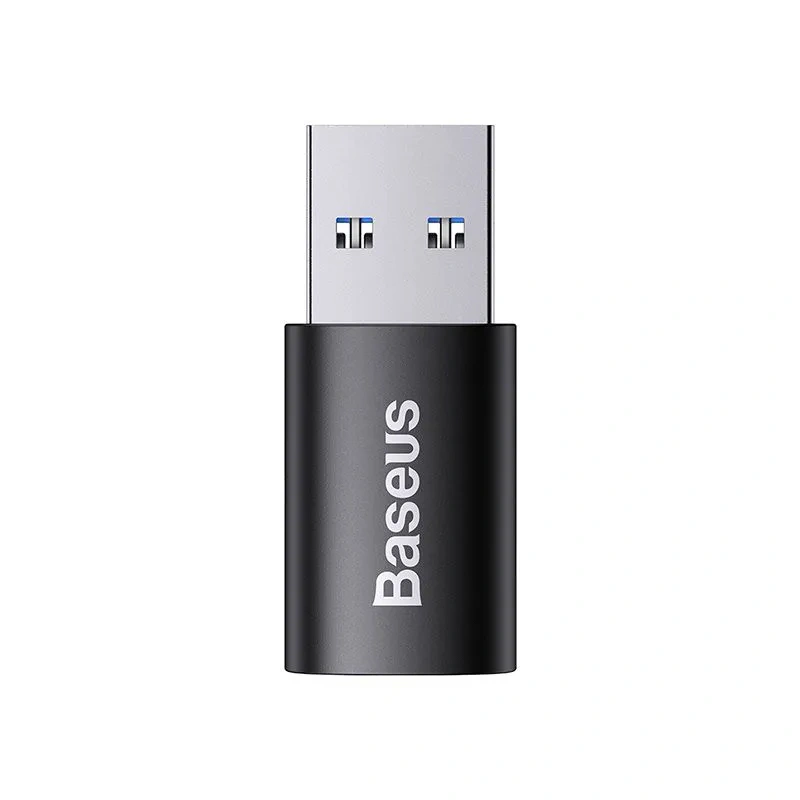 Переходник Baseus Ingenuity Series Mini OTG Adaptor USB-A to Type-C 3.1, черный (ZJJQ000101). Фото 3