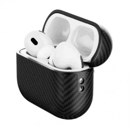 Чехол Pitaka MagEZ для наушников AirPods Pro 2, Чёрный APM7001. Фото 4