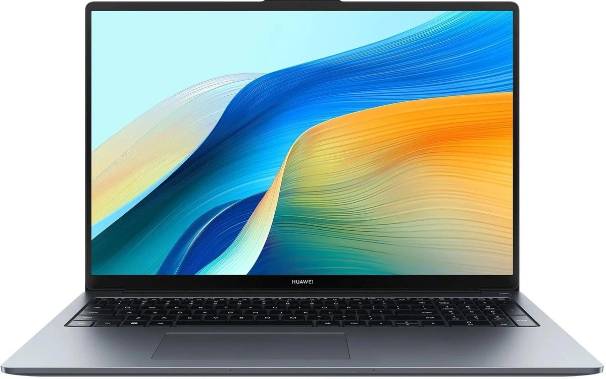 Huawei MateBook D 16 Космический серый 53013YDK (MCLF-X) (16" IPS, Intel Core i5 12450H, 2.0 GHz - 4.4 GHz, 16GB, 512GB SSD, Intel UHD Graphics, Windows 11). Фото 1