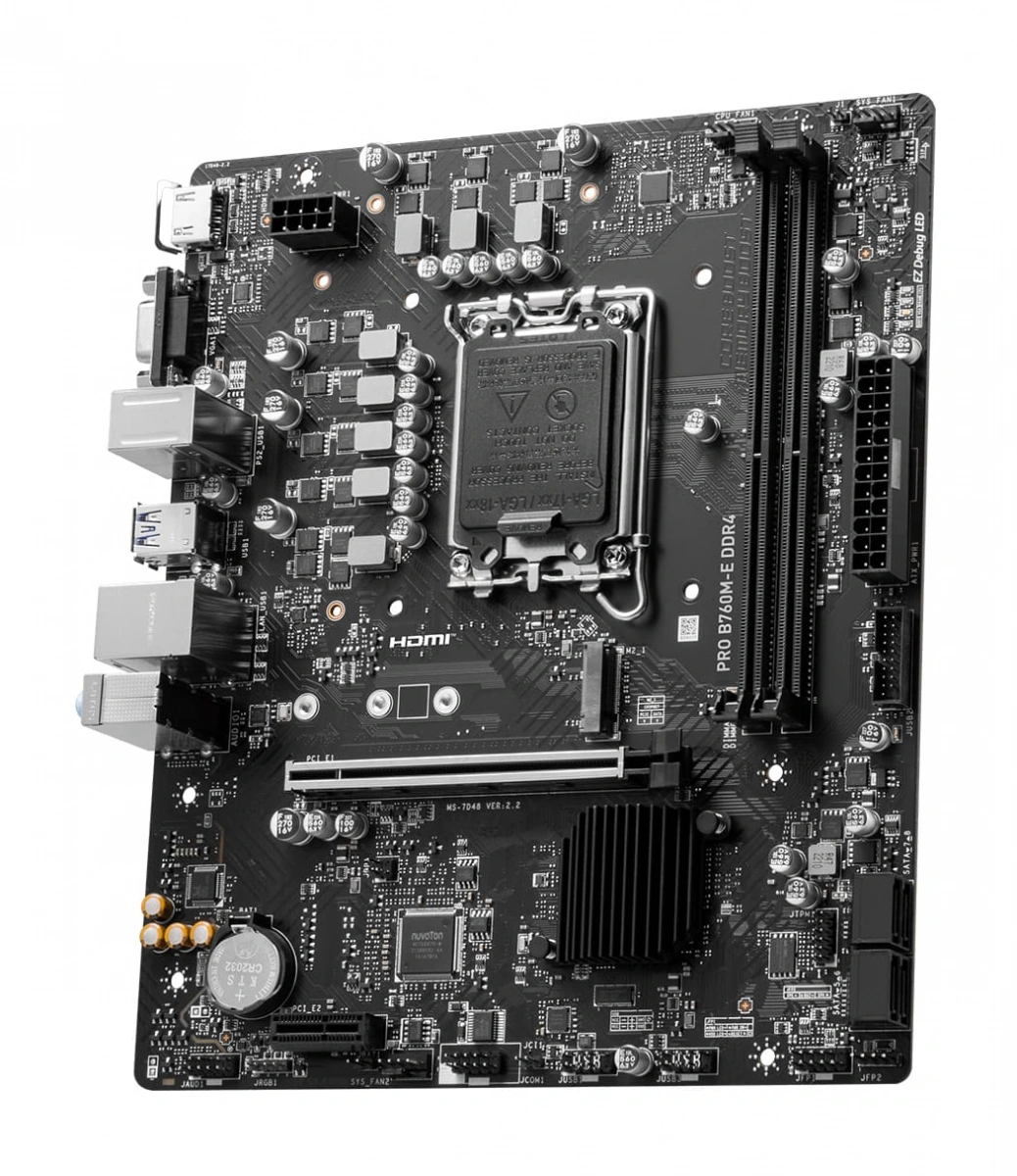 Системный блок CORE M (A306 Intel Core i5-12400F, 32Gb DDR4, RTX5060, SSD 1Tb M.2, Intel B760M-E, 650Вт). Фото 5