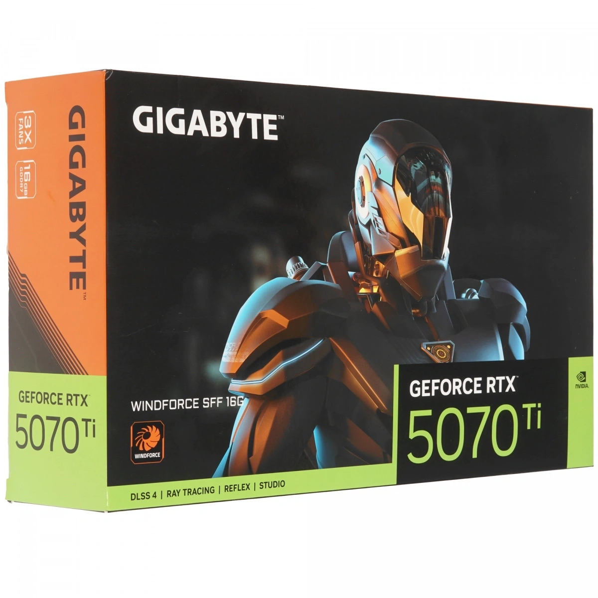 Видеокарта Gigabyte GeForce RTX 5070 Ti WINDFORCE SFF 16GB GDDR7 256 bit PCIe 5.0. Фото 6