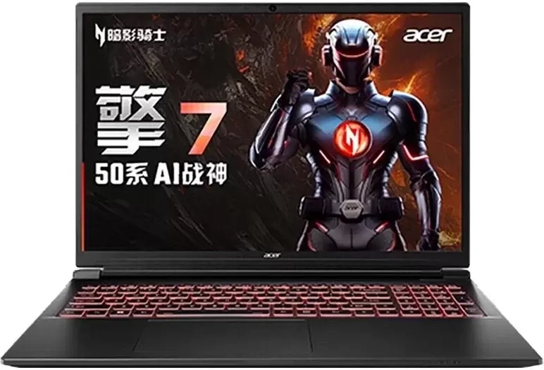 Ноутбук Acer Shadow Knight, Чёрный (N25JC4) (16", Intel Core i7-14650HX, 16 Гб, 1 Тб SSD, GeForce RTX 5060, Windows 11). Фото 1