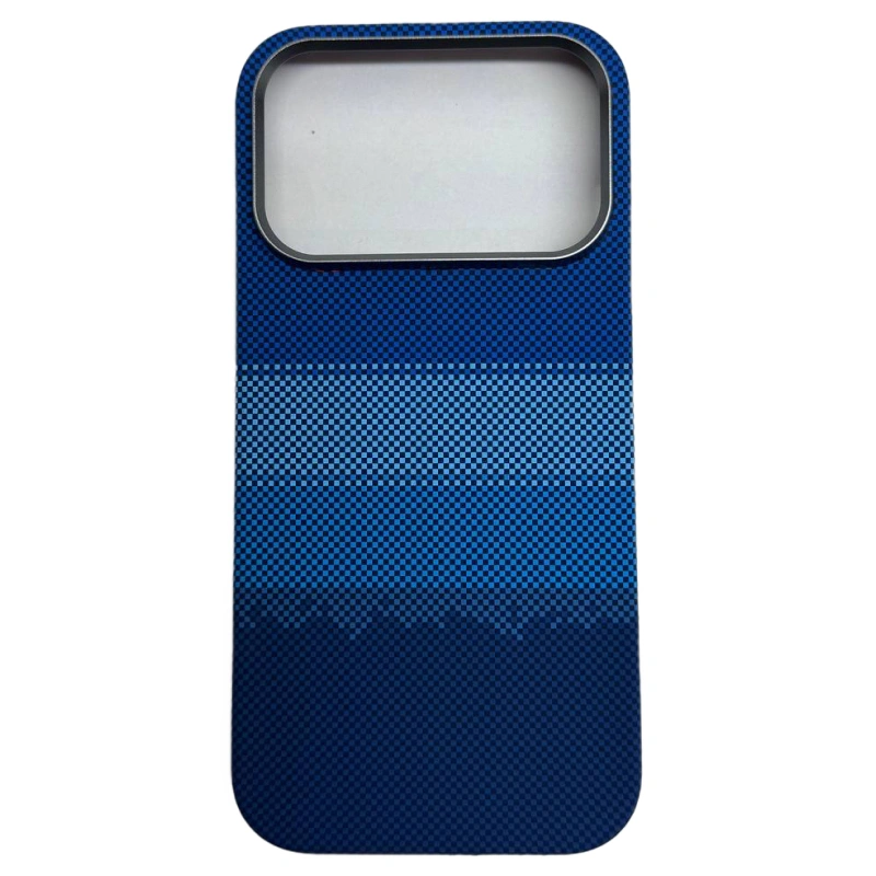 Накладка Knit для iPhone 17 Pro Max, Голубая. Фото 1