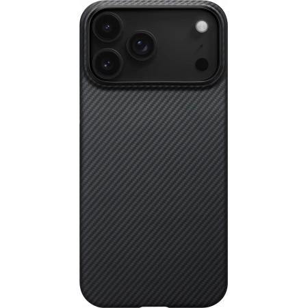 Накладка Pitaka для iPhone 17 Pro Ultra-Slim Case, Чёрно-серая (KI1701BP). Фото 1