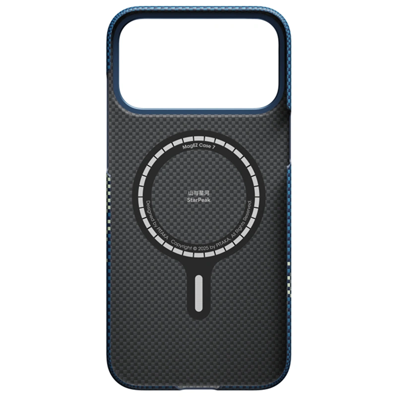 Накладка Pitaka для iPhone 17 Pro Ultra-Slim Case (PitaTap™), Млечный путь (KI1705MP). Фото 6