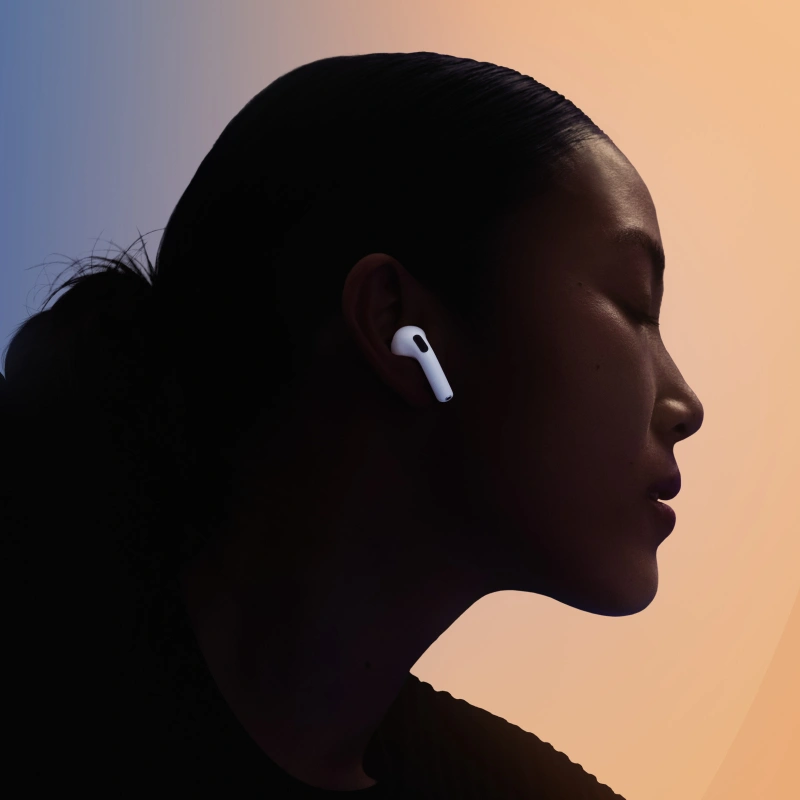 Беспроводные наушники AirPods 5 Wireless Charging Case, Белый (MKFT4). Фото 7