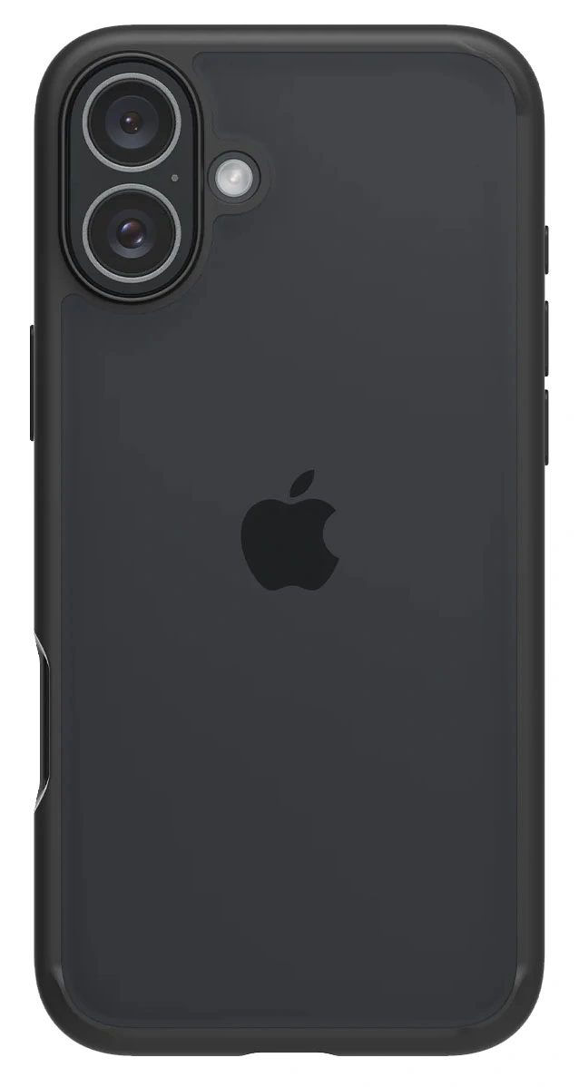 Накладка Spigen Ultra Hybrid для iPhone 16 Plus, Matte Black (ACS08072). Фото 3