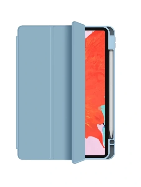 Чехол Smart Case With pencil holder для iPad 10.9" 10gn (2022) / iPad 11" A16 (2025), Голубой. Фото 1