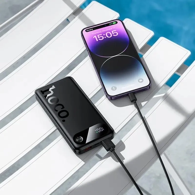 Внешний аккумулятор Hoco J154 Victorious 22.5W+PD20W 10000mAh, Белый. Фото 4