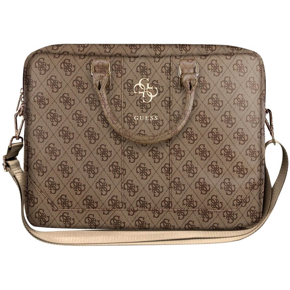 Сумка для ноутбука Guess 15" 4G Bag with Big metal logo, Коричневый (GUCB15G4GFBR). Фото 1