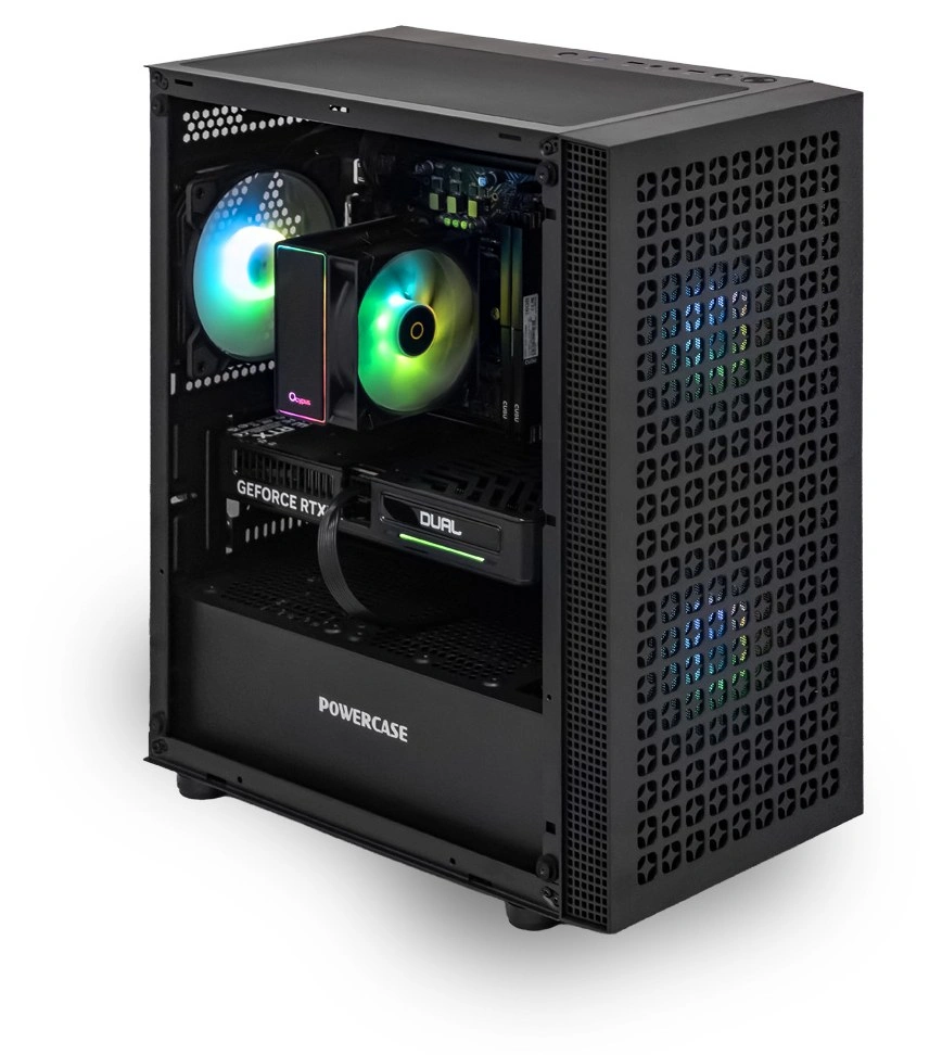 Системный блок CORE M (EM18 Intel Core i5-12400F, 32Gb DDR4, RTX5060, SSD 1Tb M.2, MSI B760M-E, 650Вт). Фото 2