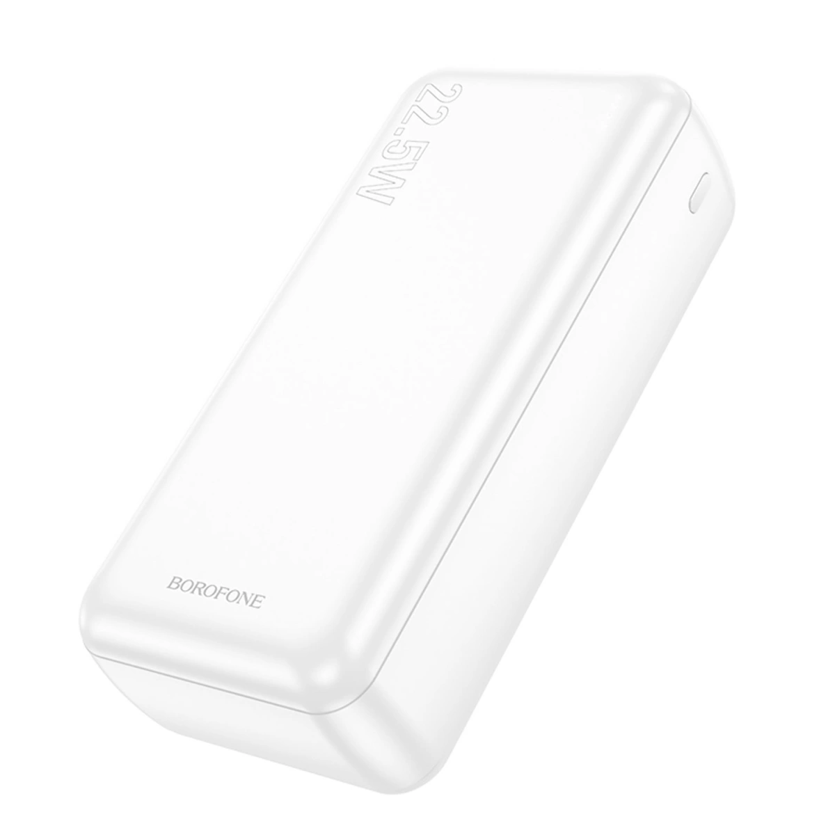 Внешний аккумулятор Borofone BJ38B 30000mAh, 22.5W+PD20W, QC3.0, 1xUSB-C, 2xUSB-A, 1хMicro-USB, Белый. Фото 3