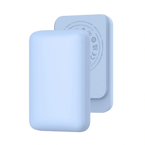 Внешний аккумулятор Wiwu Magnetic Wi-P037 5000mAh, Синий. Фото 1