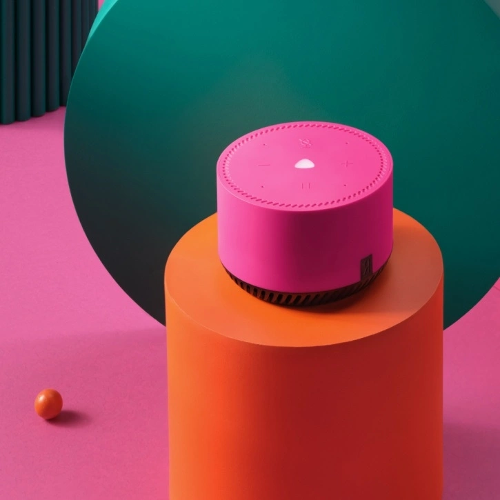 Умная колонка Яндекс.Станция Лайт, Фламинго (YNDX-00025). Фото 6