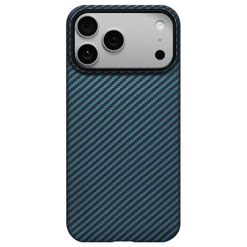 Накладка Pitaka 1500D Ultra Slim Case для iPhone 17 Pro Max, Black/Blue (KI1706BPM). Фото 1