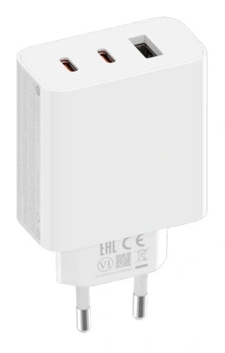 Сетевое зарядное устройство XiaoMi 67WGaN Charger 2C1A EU A07ZMEU, Белое (BHR7493EU). Фото 1