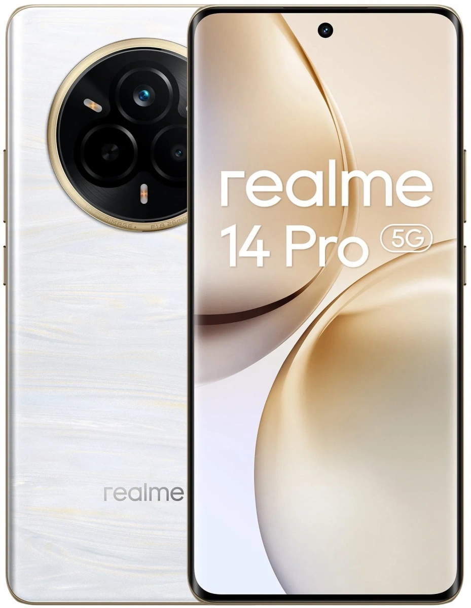 Смартфон Realme 14 Pro 8/256Gb Pearl White (RMX5056) (Уцененный товар). Фото 1