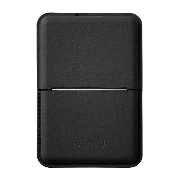 Чехол-бумажник Wiwu Magnetic Wallet With Stand MW-001, Чёрный. Фото 3