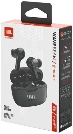 Беспроводные наушники JBL Wave Beam, Чёрные (JBLWBEAMBLK). Фото 6