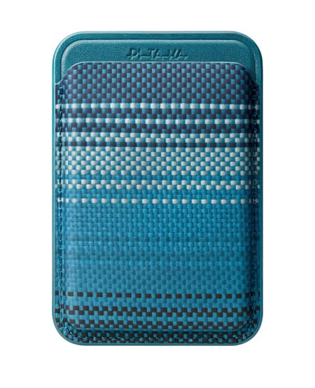 Магнитный бумажник Pitaka MagSafe Woven Wallet, Лунный восход (MWW2403). Фото 1