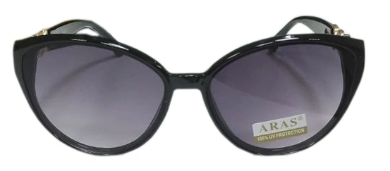 Солнцезащитные очки Aras 8196, 57 19-136, Чёрные (С1). Фото 1