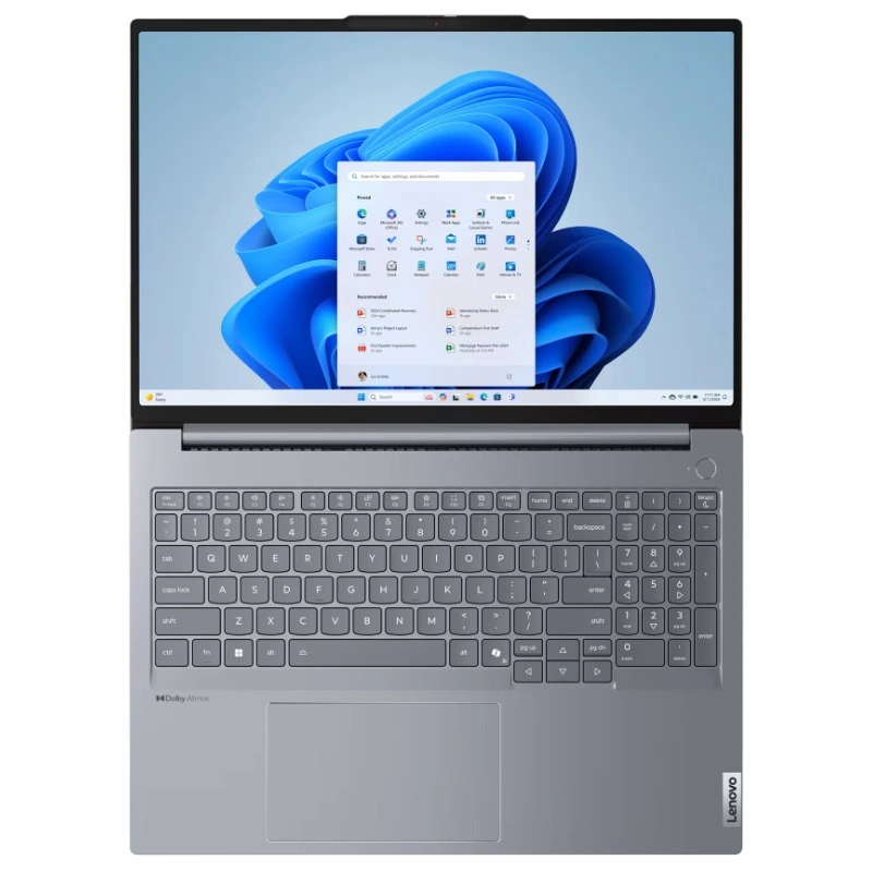 Lenovo ThinkBook 14 2025 (G7+ ASP) Grey (14", Ryzen AI 9 365, 32Gb, 1TB SSD, AMD Radeon 880M, Windows 11) (Уцененный товар). Фото 2