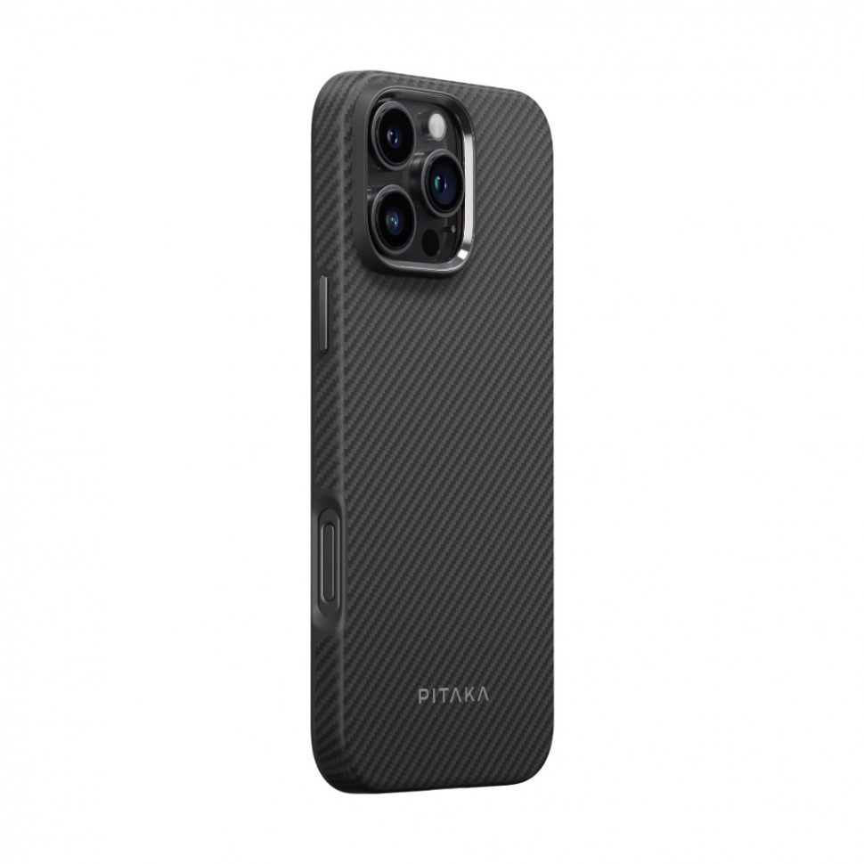Накладка Pitaka для iPhone 16 Pro Max Military-Grade Protective Case, Black/Gray (KI1601PMPA). Фото 2