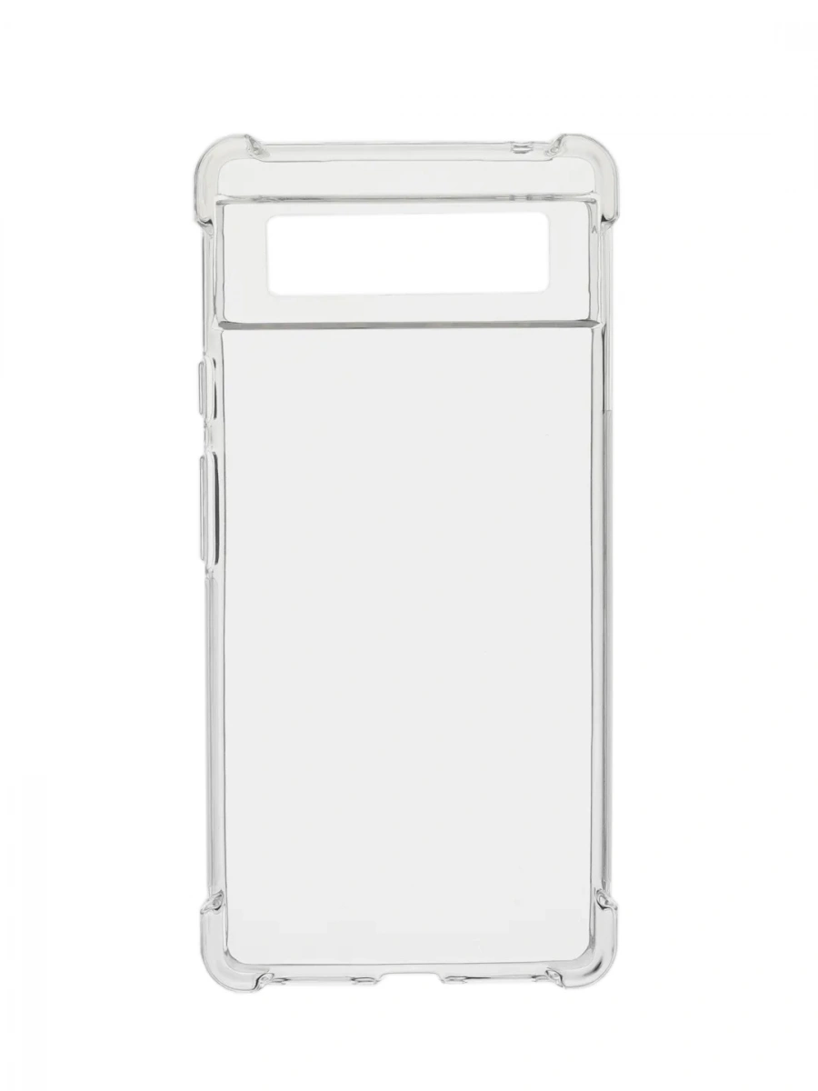 Накладка силиконовая противоударная для Google Pixel 6 Pro, Прозрачная. Фото 1