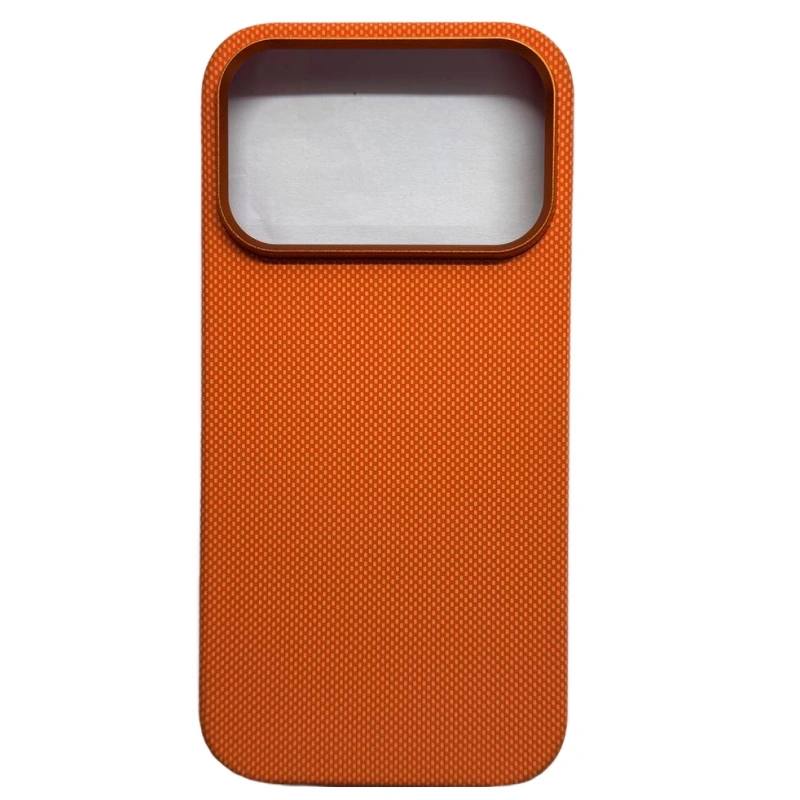 Накладка Knit для iPhone 17 Pro, Оранжевый. Фото 1