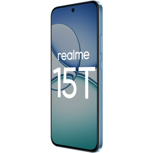 Смартфон Realme 15T 5G 8/256Гб Голубой металлик. Фото 4