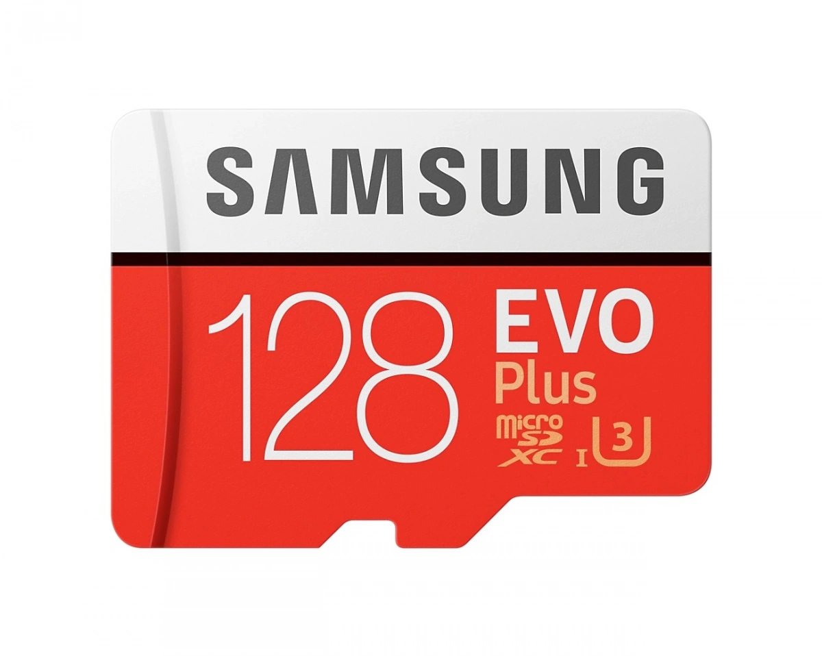 Карта памяти Samsung 128GB MicroSD EVO PLUS (MB-MC128HA/RU) + адаптер. Фото 1