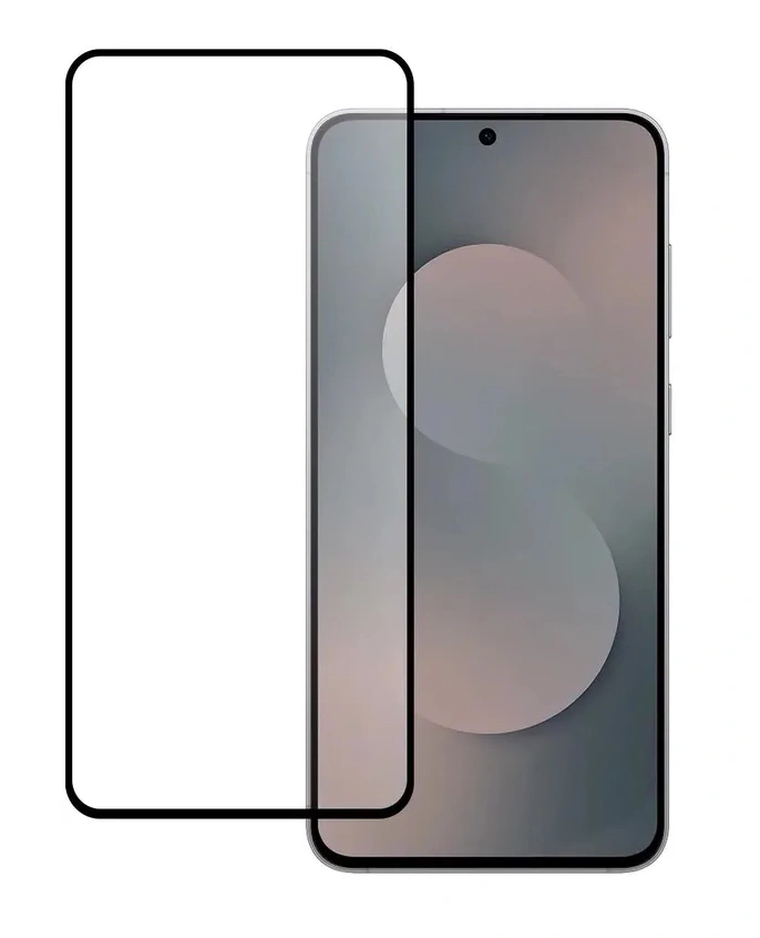 Защитное стекло для Samsung S25 FE/S24 FE/A57/A56/A36/A35, Чёрное. Фото 1