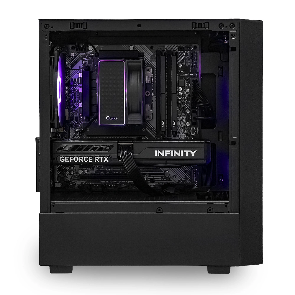 Системный блок CORE M (A306 Intel Core i5-12400F, 32Гб DDR4, RTX5060, SSD 1Тб M.2, Intel B760M-E, 650Вт). Фото 2