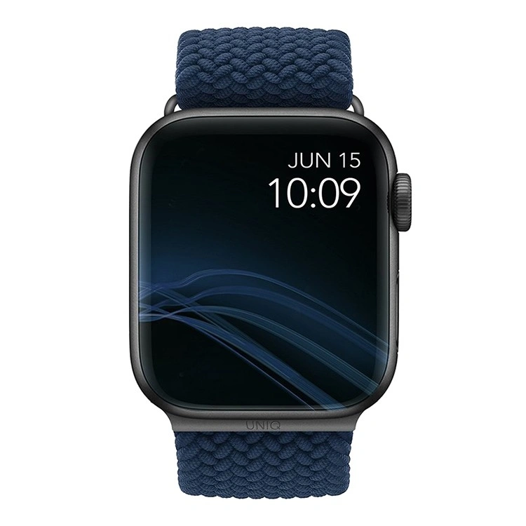 Ремешок Uniq для Apple Watch 44/45/49мм ASPEN Strap Braided, Blue (44MM-ASPOBLU). Фото 2