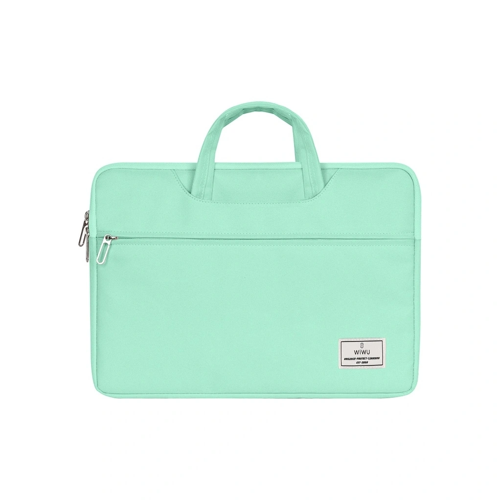 Сумка для ноутбука Wiwu ViVi Handbag Laptop 14, Зелёная. Фото 1