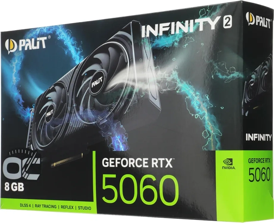Видеокарта Palit GeForce RTX 5060 Infinity 2 OC 8 Гб (NE75060V19P1-GB2063L). Фото 7