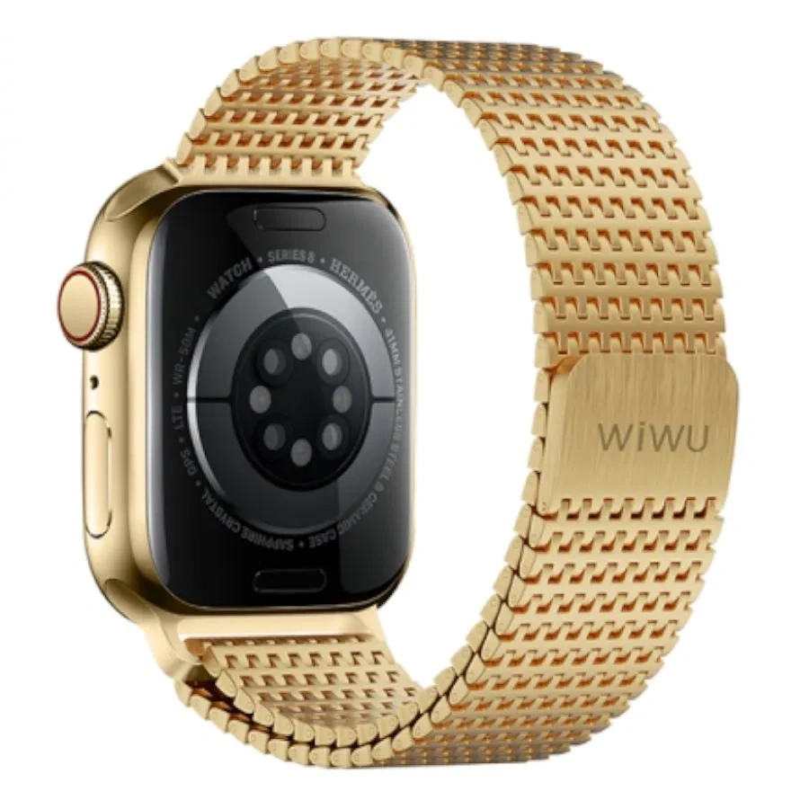 Ремешок Wiwu для Apple Watch 38/40/41/42мм Domino Watch Band, Gold (Wi-WB002). Фото 2