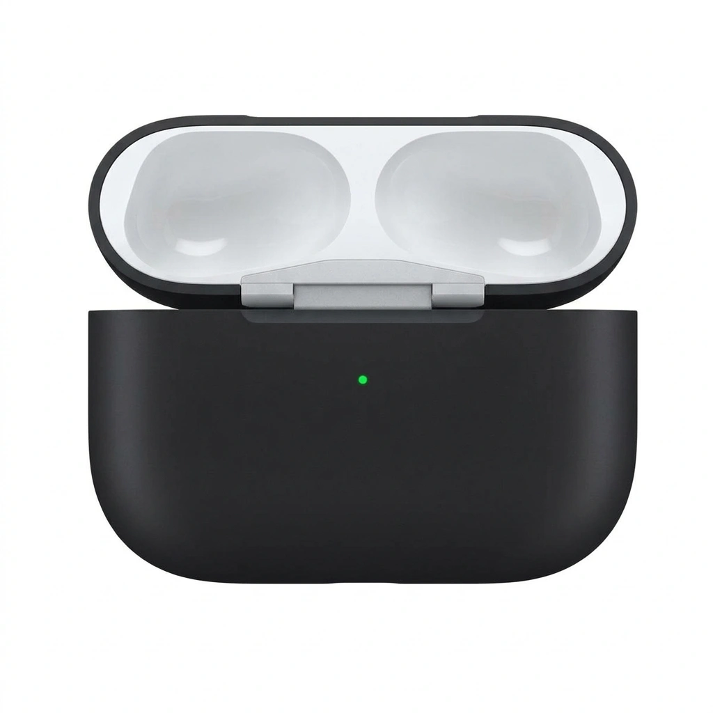 Кейс беспроводных наушников №1 Apple AirPods Pro (2021) MagSafe (MLWK3) (Matte black) (Уцененный товар). Фото 1