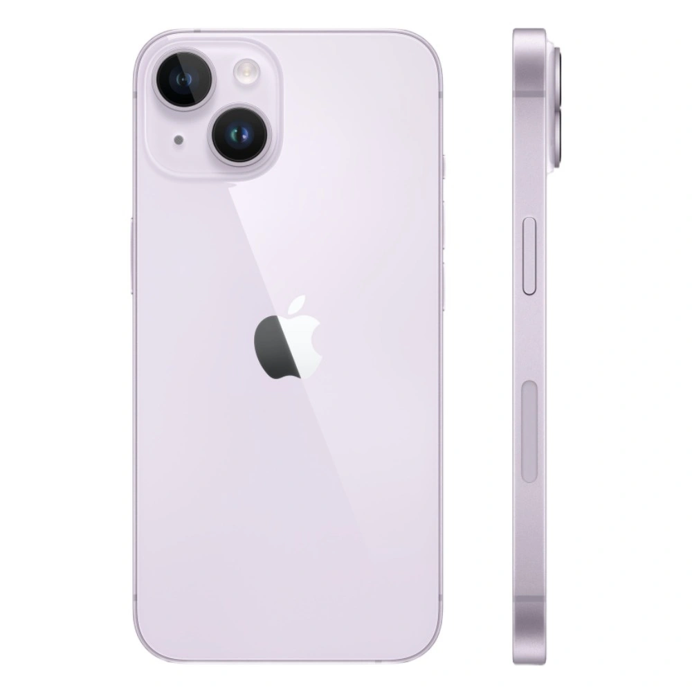 Смартфон Apple iPhone 14 256Gb Purple (eSIM+SIM). Фото 2