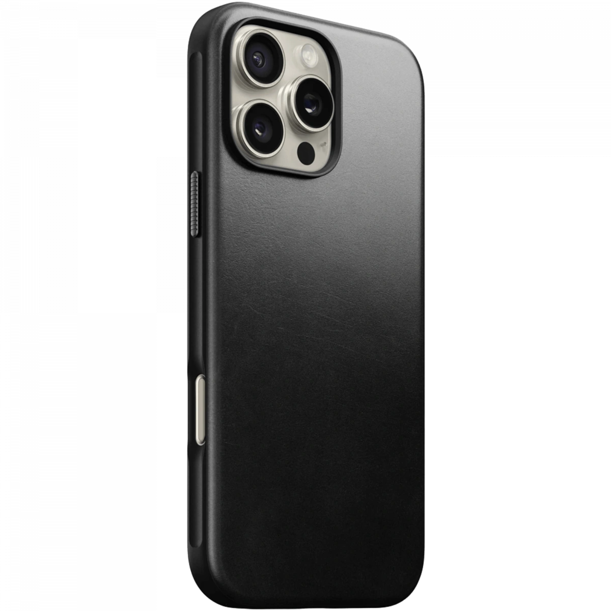 Накладка Nomad Modern Leather Case MagSafe для iPhone 16 Pro Max, Black (NM01693185). Фото 1