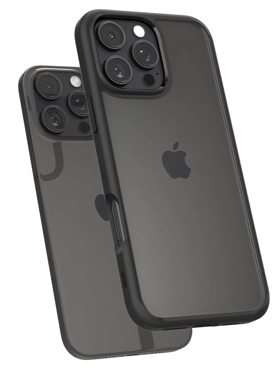 Накладка Spigen Ultra Hybrid для iPhone 16 Pro Max, Matte Black (ACS07996). Фото 5