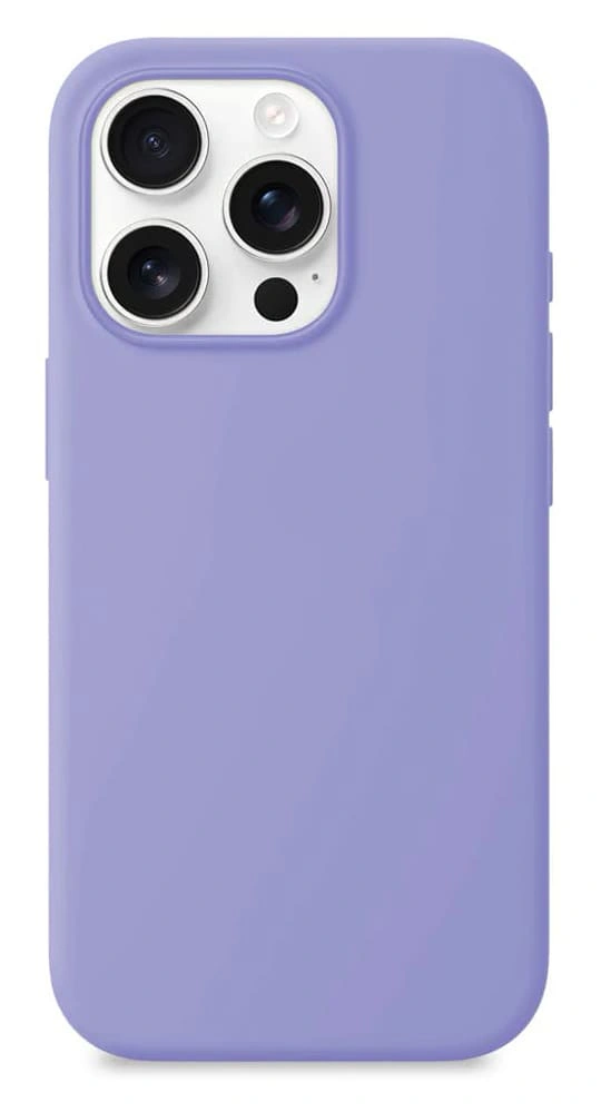 Накладка Silicone Case для iPhone 16 Pro Max, Лиловая. Фото 1