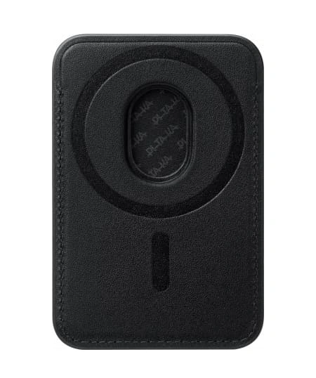 Магнитный бумажник Pitaka MagSafe Woven Wallet, Чёрный/Серый (MWW2401). Фото 3