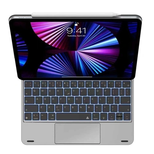 Чехол-клавиатура Wiwu Magic Keyboard для iPad 10.9" 10gn (2022) / iPad 11" A16 (2025), Серая (MK-001). Фото 2