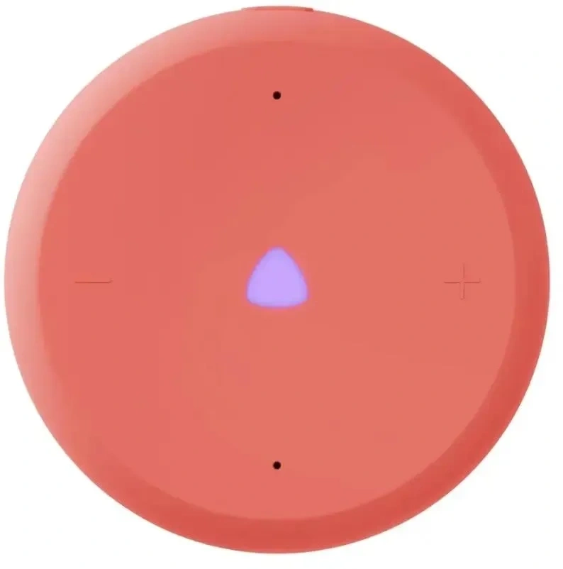 Умная колонка Яндекс Станция Лайт 2 без часов, Оранжевый (YNDX-00028ORG). Фото 2